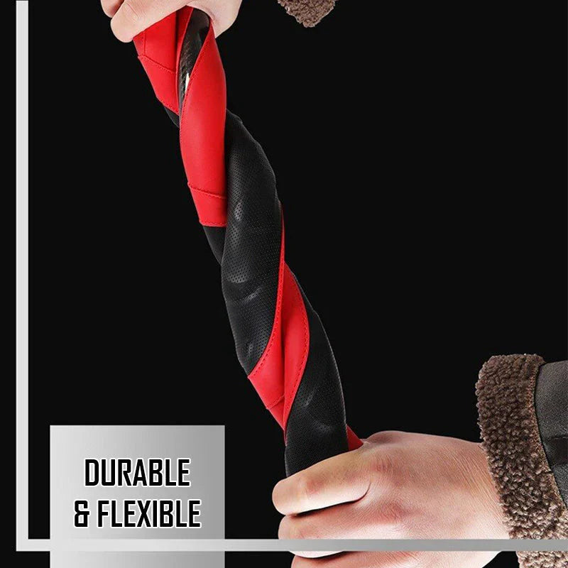 Car Steering Wheel Covers Universal Fit, Silaz Breathable Anti Slip Leather